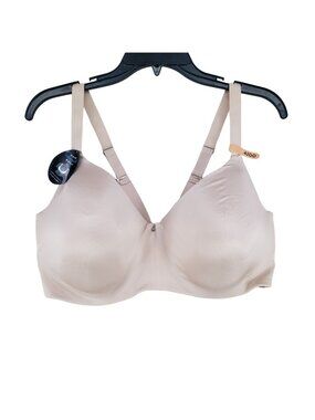 Bali One Smooth U Dreamwire Shaping Bra Size 42DD Nude Underwire